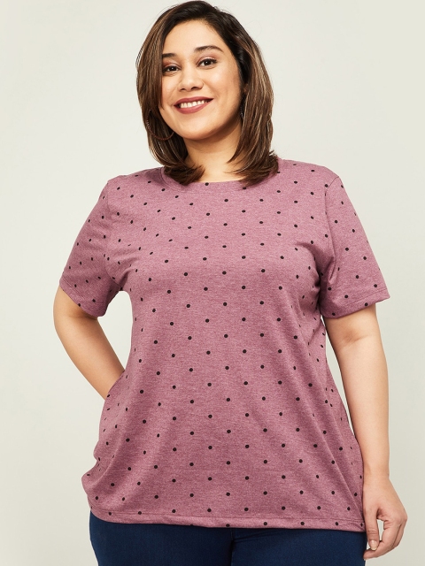 

nexus Burgundy Printed Top
