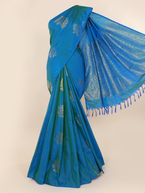 

Pothys Blue Woven Design Saree