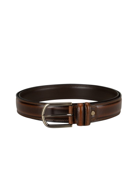 

Da Milano Men Brown Textured Belt