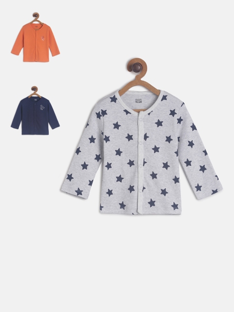 

MINI KLUB Boys Pack of 3 Jhablas, Navy blue