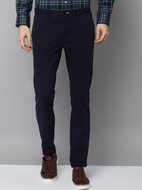 

GANT Men Navy Blue Slim Fit Solid Chinos