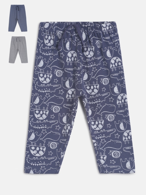 

MINI KLUB Boys Pack Of 3 Straight-Fit Track Pants, Navy blue
