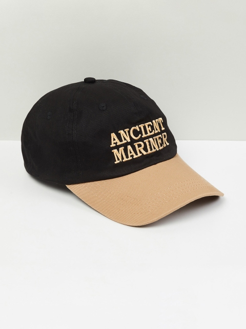 

max Men Black & Beige Colourblocked Baseball Cap