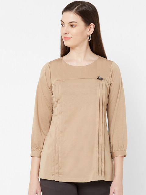 

Juliet Women Beige Solid Top