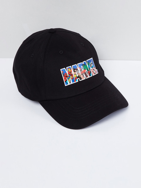 

max Men Black Printed Baseball Cap