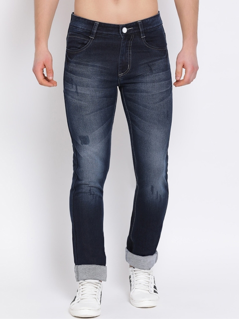 

COBB Men Navy Blue Light Fade Slim Fit Jeans