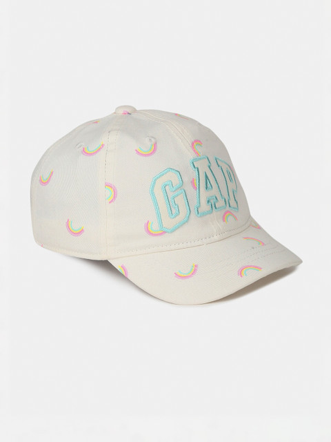 

GAP Girls White Printed Baseball Cap