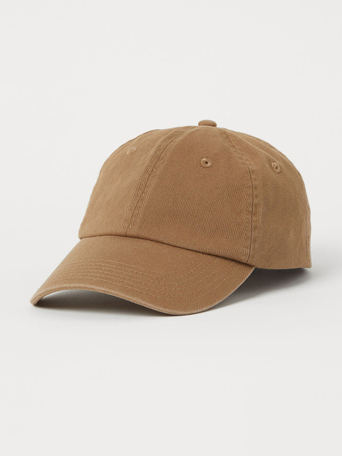 

H&M Men Beige Cotton cap