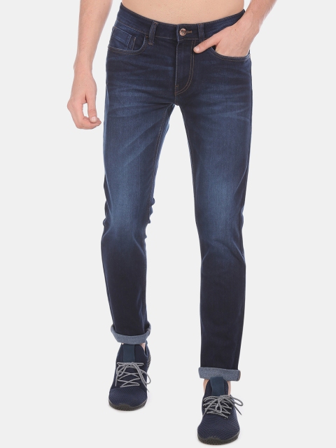 

Flying Machine Men Blue Slim Fit Mid-Rise Clean Look Jeans