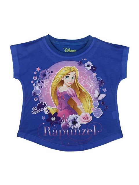 

Disney Princess Girls Blue Printed Top
