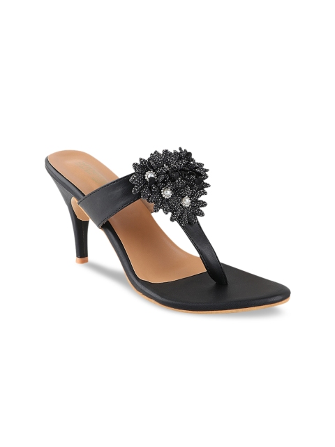 

Shoetopia Girls Black Embellished Heels