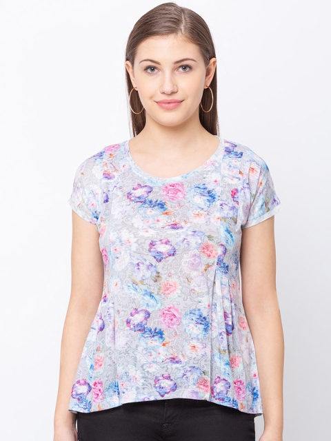 

Juliet Women Blue Printed Top, Multi