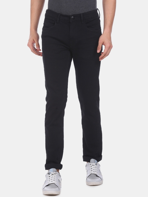 

U.S. Polo Assn. Men Black Slim Fit Mid-Rise Clean Look Stretchable Jeans