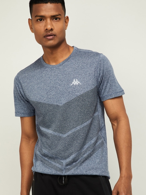 

Kappa Men Grey Printed Round Neck T-shirt