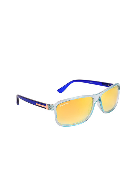 

NuVew Unisex Wayfarer Sunglasses, Gold