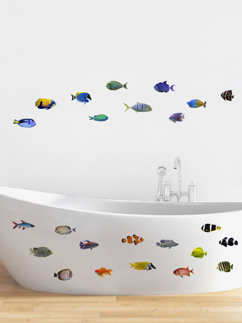 

rawpockets Multicolour Self Adhesive Removable Sticker, Multi