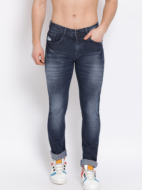

COBB Men Navy Blue Slim Fit Mid-Rise Clean Look Jeans