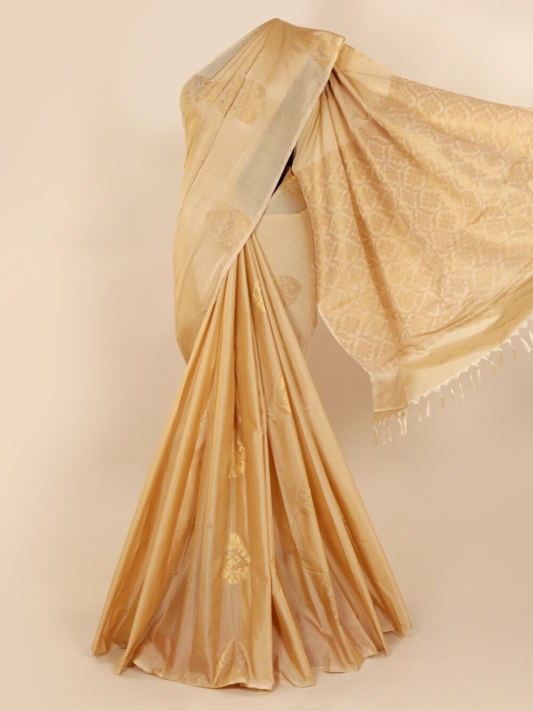 

Pothys Cream-Coloured Woven Design Silk Cotton Saree