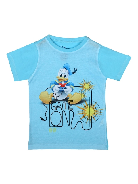 

Mickey Mouse Family Boys Blue Donald Duck Printed Round Neck T-shirt