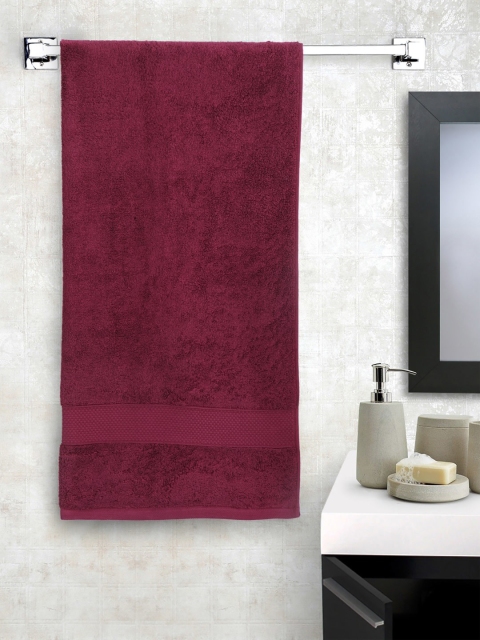 

Portico New York Burgundy Solid 600 GSM Bath Towel