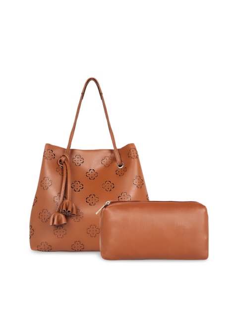 

Toteteca Tan Solid Shoulder Bag