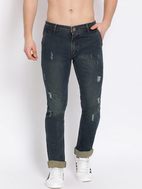 

COBB Men Olive Green Slim Fit Jeans