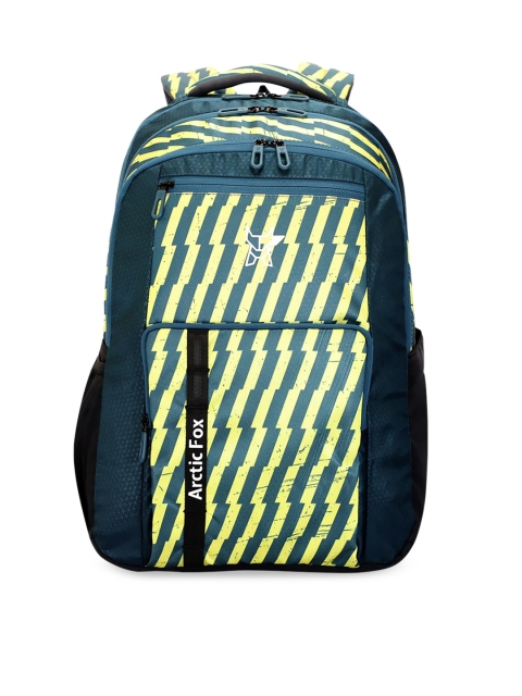 

Arctic Fox Unisex Yellow & Green Striped Backpack