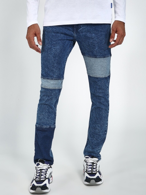 

Blue Saint Men Blue Slim Fit Mid-Rise Clean Look Jeans