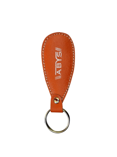 ABYS Set Of 8 Orange Printed Key Chains