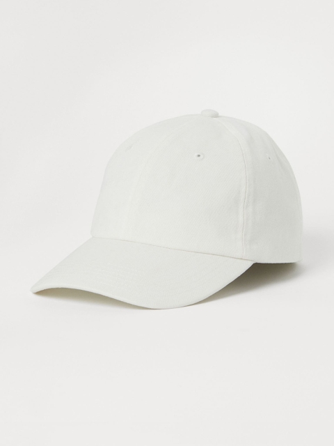

H&M Men White Cotton Cap