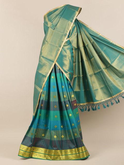 

Pothys Multicoloured Printed Tissue Half Saree, Multi