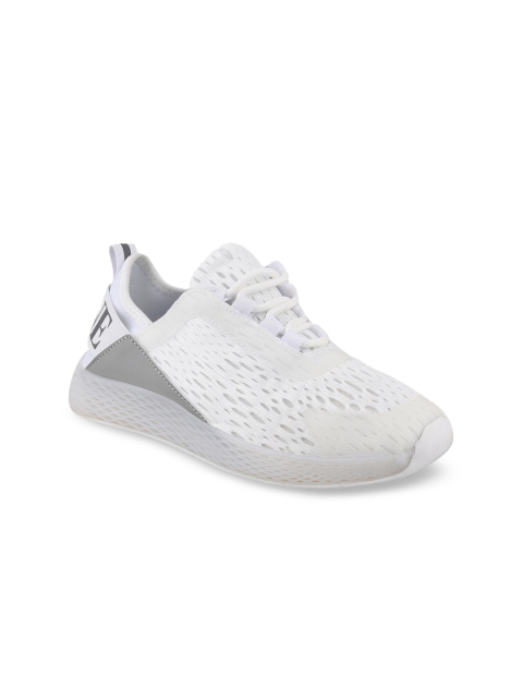

Stelatoes Women White Woven Design Sneakers