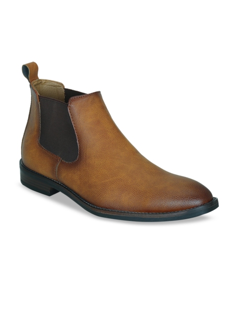 

Get Glamr Men Tan Flat Boots