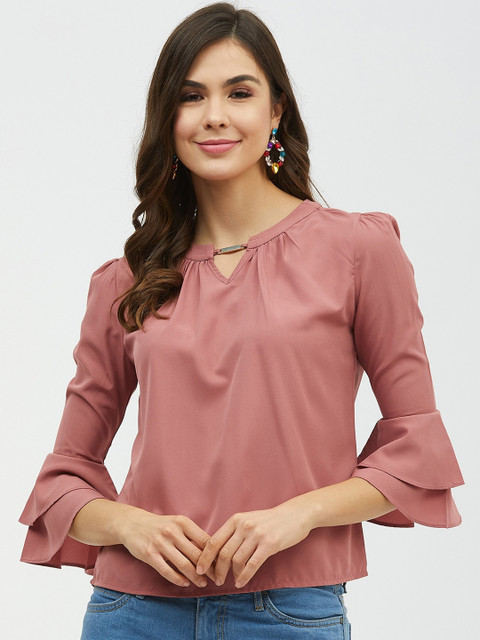 

Harpa Women Pink Solid Top