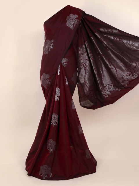 

Pothys Magenta Woven Design Silk Cotton Saree