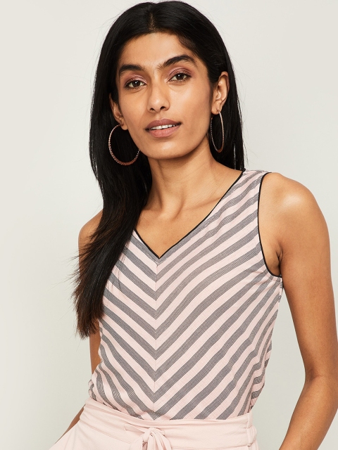 

CODE by Lifestyle Pink Striped Top