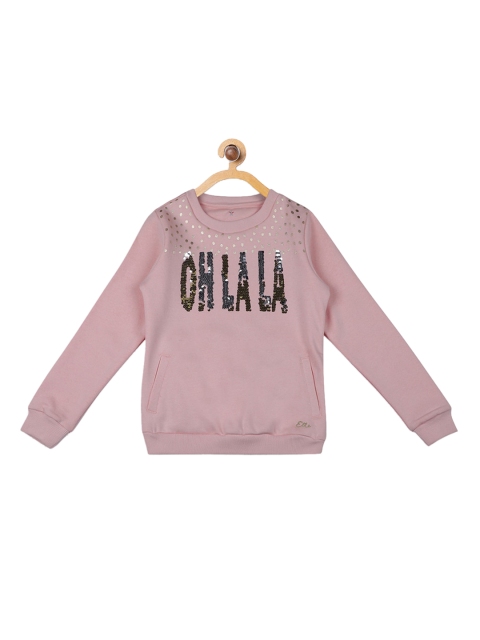 

ELLE Girls Pink & Silver Sequinned Sweatshirt