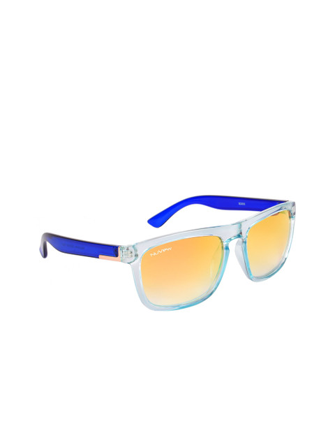 

NuVew Unisex Wayfarer Sunglasses ES_16335-30-NW-2005-FGLD-BLGLC-WFRT-65-U, Gold