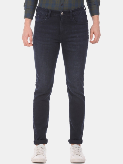 

U.S. Polo Assn. Men Blue Slim Fit Mid-Rise Clean Look Stretchable Jeans