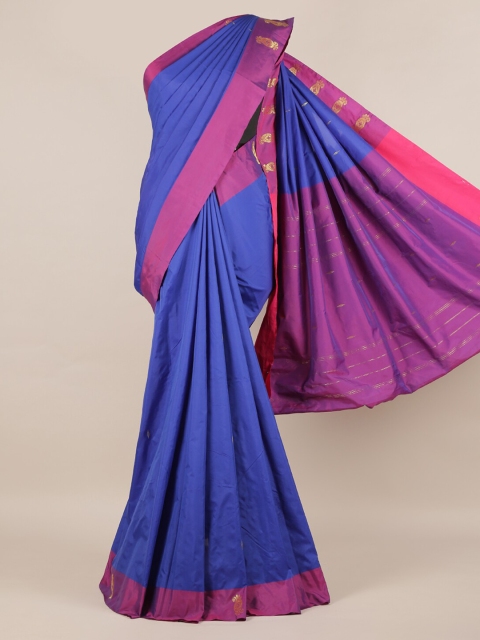 

Pothys Blue Woven Design Arani Saree