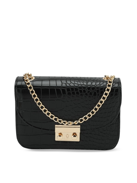 

Kazo Black Textured Sling Bag
