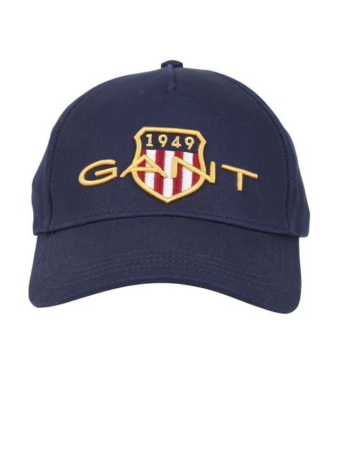 

GANT Unisex Navy Blue & Yellow Embroidered Baseball Cap