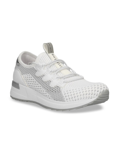 

Bugatti Women White & Grey Sneakers