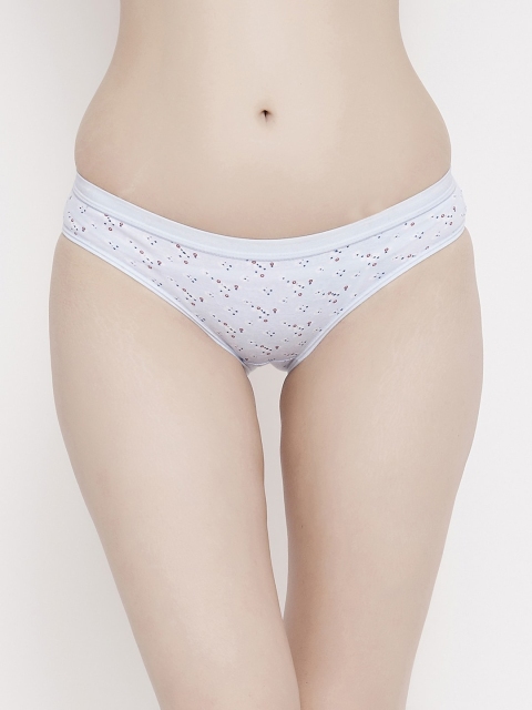 

ALIZA Women Blue & White Printed Hipster Briefs-SKY.L.FLR.S_582016