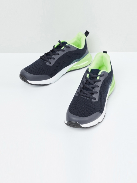 Max Boys Green Sneakers, Blue