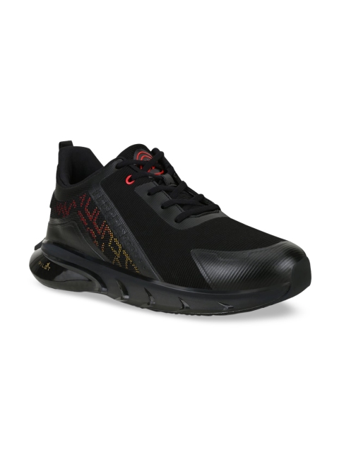 

Campus Men Black Mesh Running Shoes