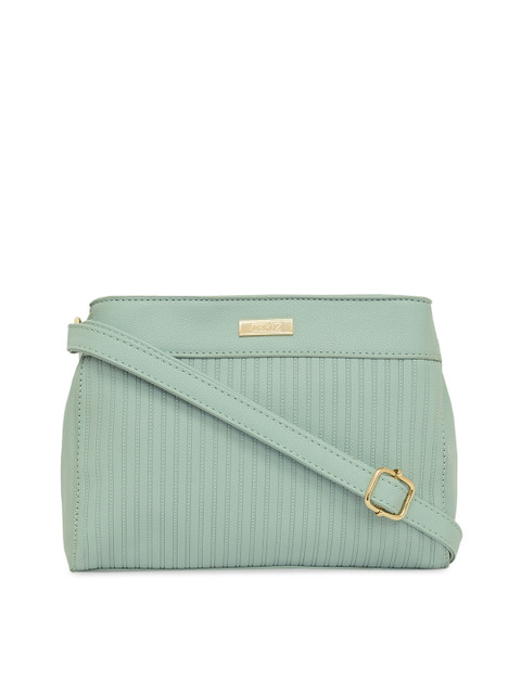 

CERIZ Green Self Design Handheld Bag