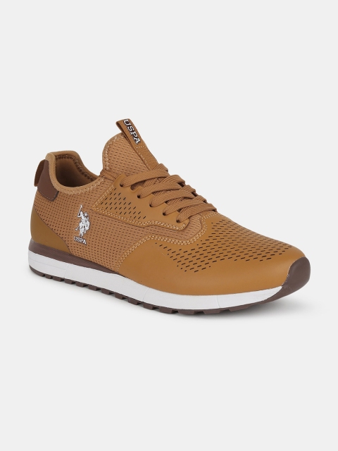 

U.S. Polo Assn. Men Tan Brown Sneakers