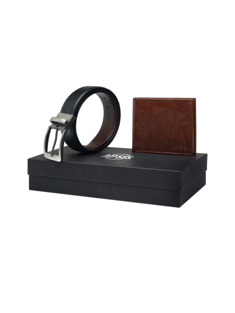 

Apsis Men Brown & Black Accessory Gift Set