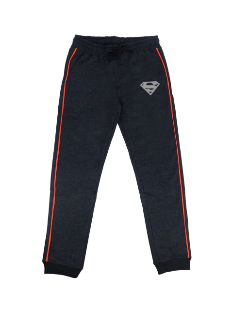 

Superman Boys Charcoal Grey & Red Solid Joggers